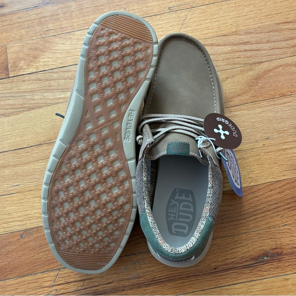 HEYDUDE Men’s Paul Slip-On Shoes - Nut (NIB) - Picture 6 of 9